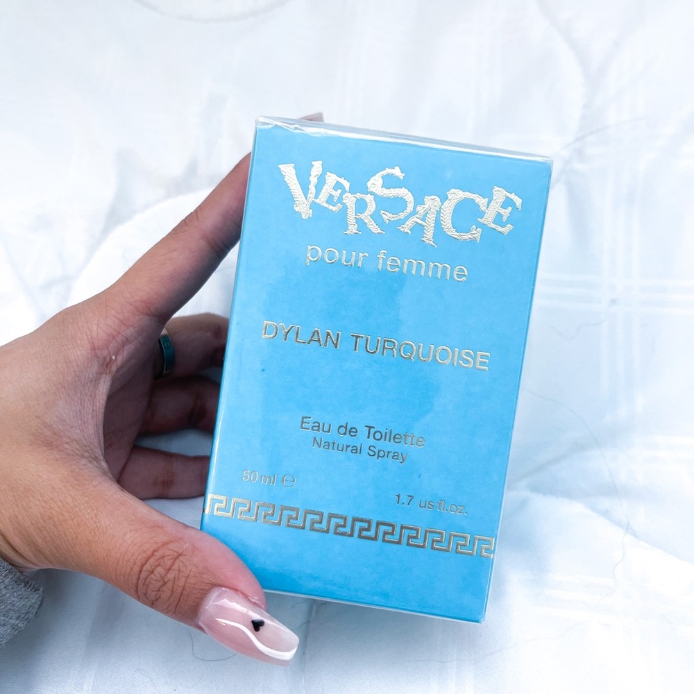 NEW Beautiful Versace  Dylan turquoise
